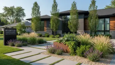 Landscaping service in Oak Park, IL for residential yard maintenance and landscape care