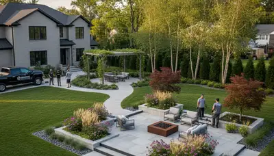 Landscaping services in Oak Park, IL for residential and commercial properties