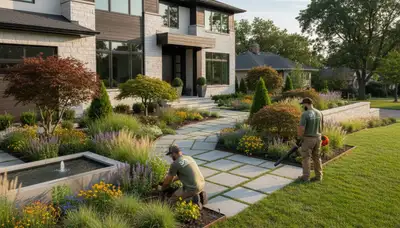 Landscaping services in Oak Park, IL for residential yards and garden care