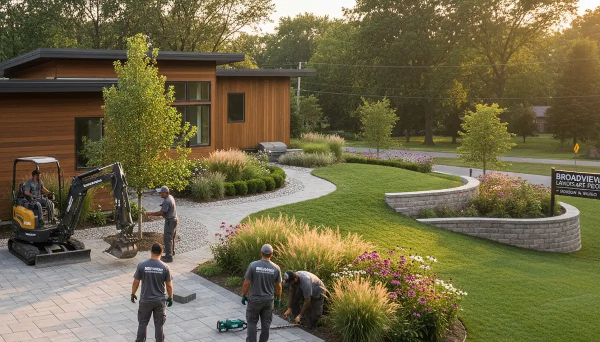 Landscape services in Oak Park, IL by Landscaping Oak Park IL