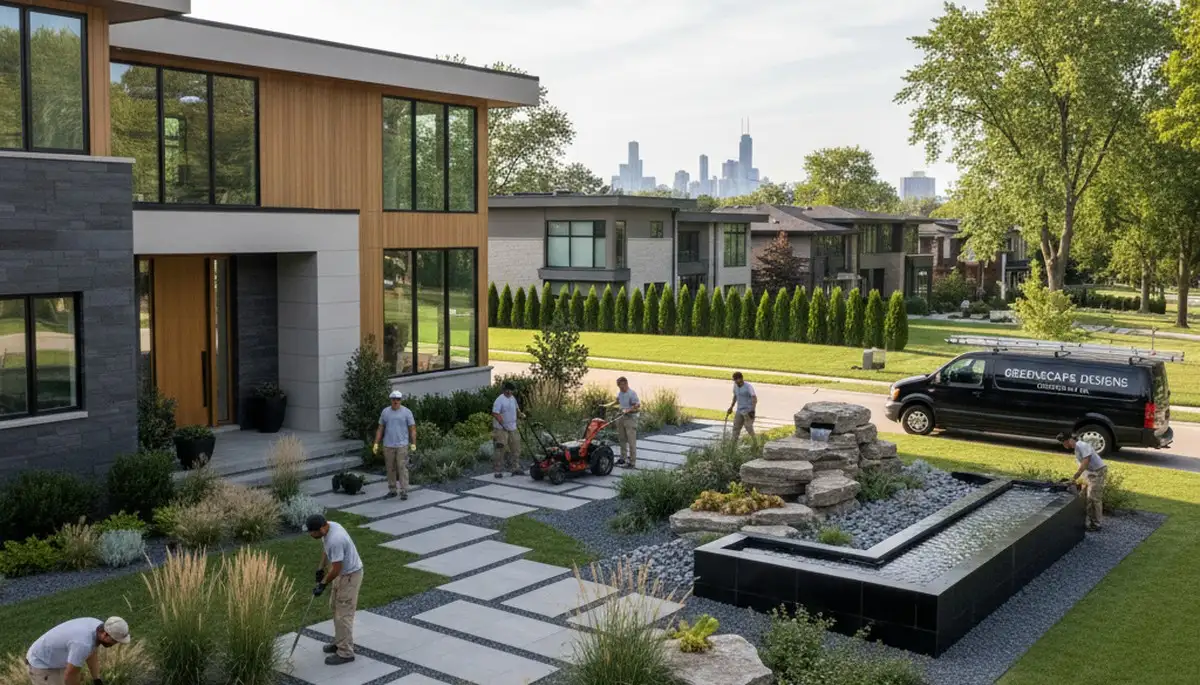 Landscaping services in Oak Park, IL for residential and commercial properties