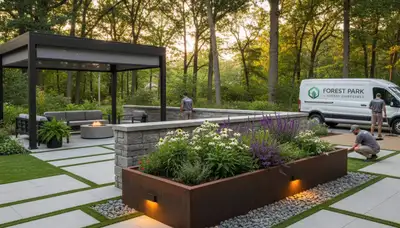 Landscaping service in Oak Park, IL for residential yard care and outdoor property maintenance