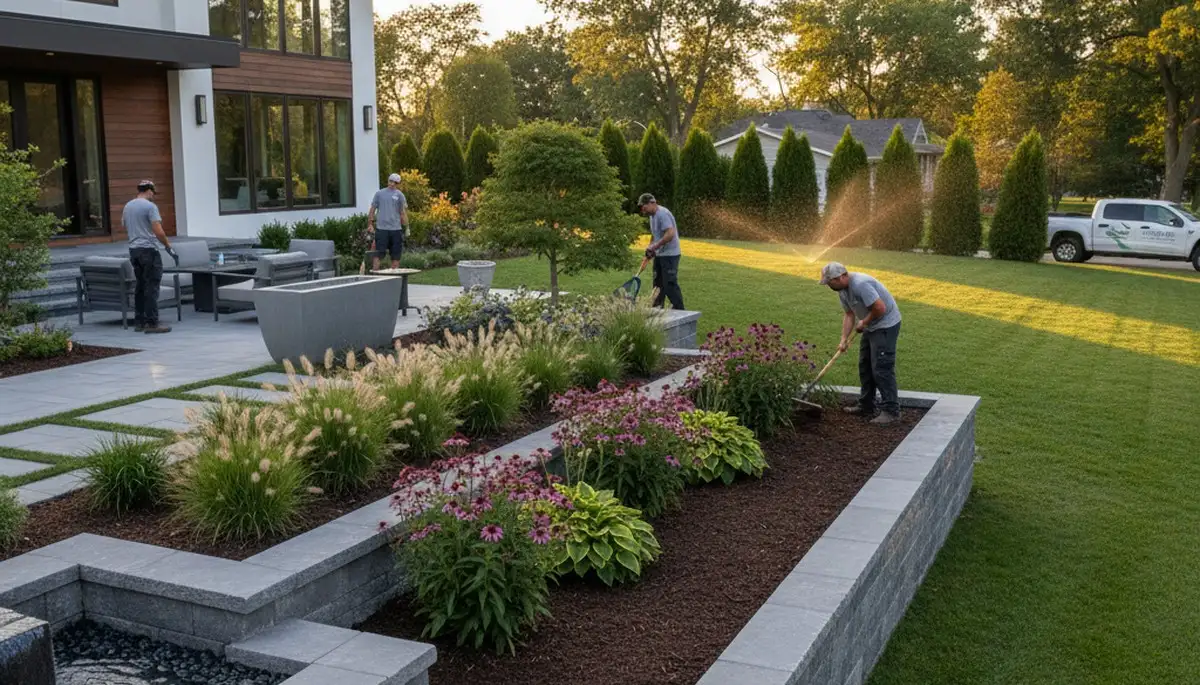 Landscape service in Oak Park, IL by Landscaping Oak Park IL