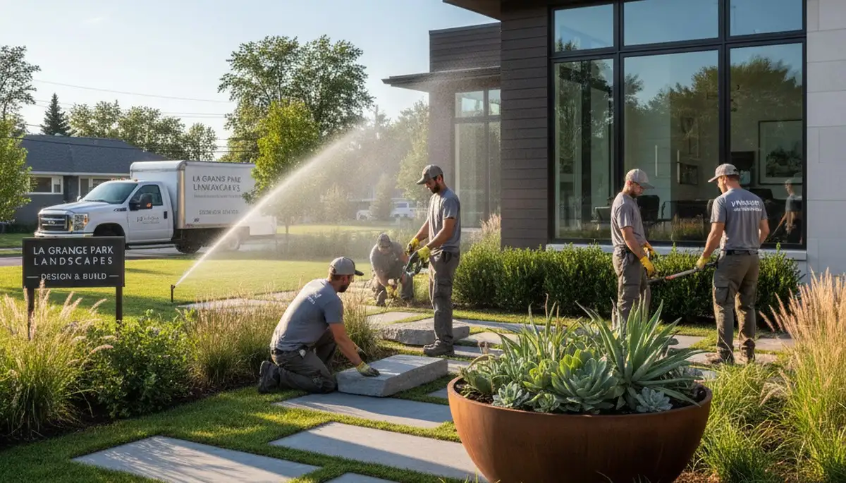 Oak Park, IL landscaping services for lawn care, garden design, and outdoor maintenance