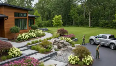 Landscaping service in Oak Park, IL for residential yard maintenance and outdoor care