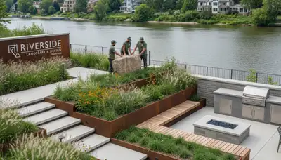 Landscaping service in Oak Park, IL for residential lawn care and outdoor maintenance