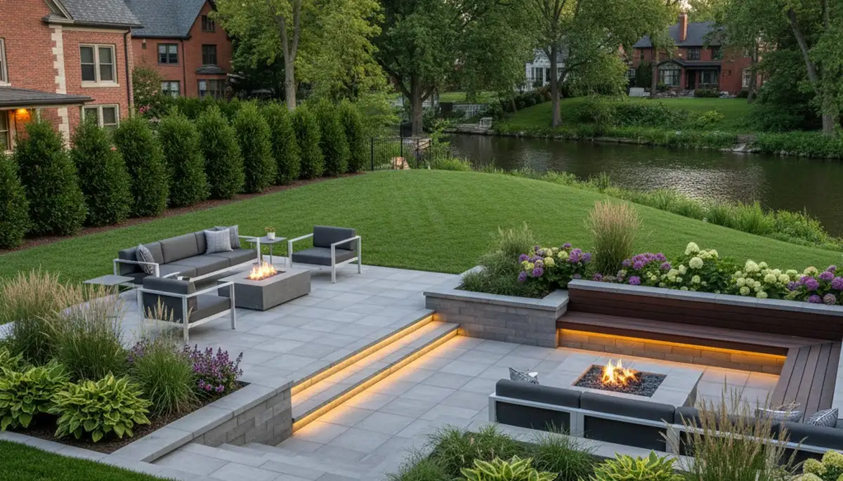 Landscaping service in Oak Park, IL for residential yard maintenance and outdoor curb appeal