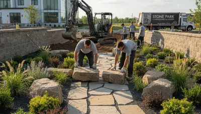 Landscaping service in Oak Park, IL for lawn care, planting, and outdoor property maintenance