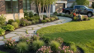 Landscape maintenance service in Oak Park, IL for residential and commercial properties